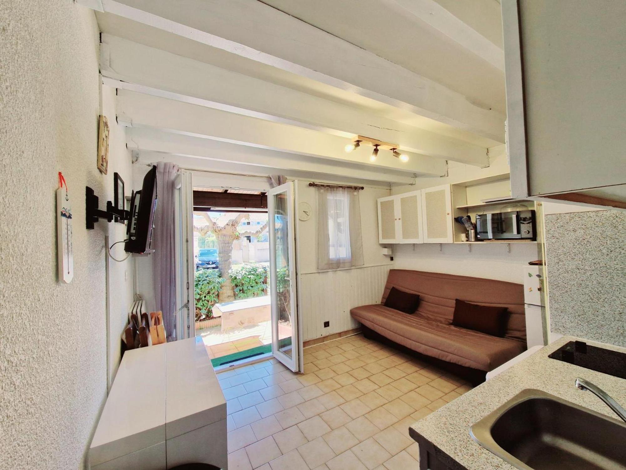 Villa T2 Cabine 500M De La Plage Portiragnes Bagian luar foto